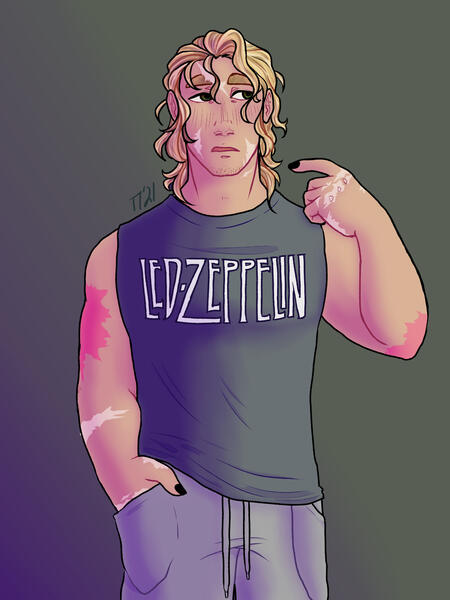 Shaded Halfbody W coloured line art